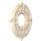 Ekena Millwork Attica PVC Medallion (Canopies up to 4 1/8"), 10"OD x 3 1/2"ID x 3/4"P, Metallic Mist CMP10ATEPE - alternate 2